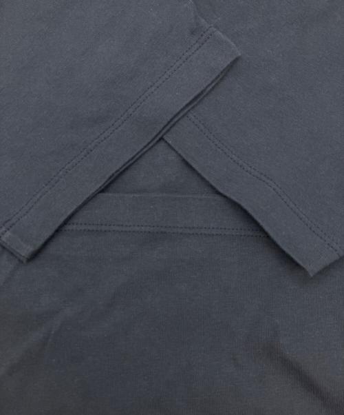 HERNO（ヘルノ）HERNO (ヘルノ) COMPACT JERSEY ロゴTEE ネイビー サイズ:46の古着・服飾アイテム