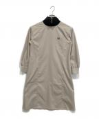 FRED PERRYフレッドペリー）の古着「Mock Neck Dress」｜ベージュ