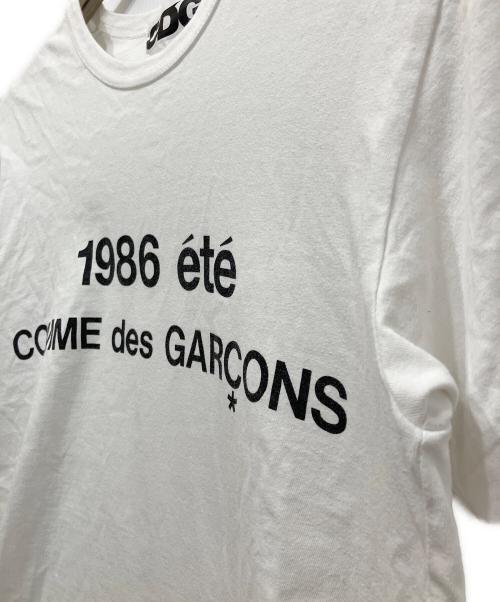 CDG（シーディージー）CDG (シーディージー) 1986 ete Tシャツ ホワイト サイズ:Sの古着・服飾アイテム