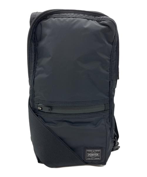 PORTER（ポーター）PORTER (ポーター) トライブ スリングショルダーバッグ ブラックの古着・服飾アイテム