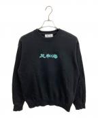 WIND AND SEAウィンダンシー）の古着「F-H-H CREW NECK スウェット」｜ブラック