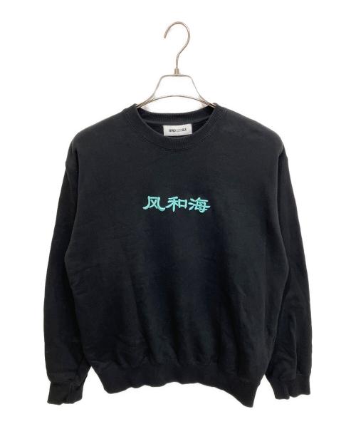 WIND AND SEA（ウィンダンシー）WIND AND SEA (ウィンダンシー) F-H-H CREW NECK スウェット ブラック サイズ:Mの古着・服飾アイテム