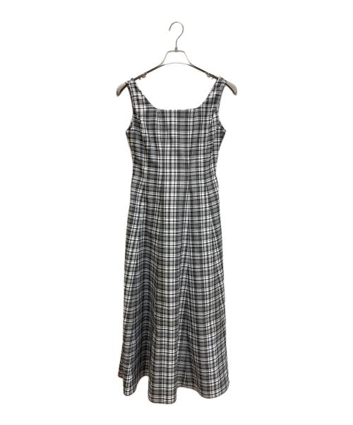 HER LIP TO（ハーリップトゥ）HER LIP TO (ハーリップトゥ) Paddington Long Dress ホワイト×ブラック サイズ:ｘｓの古着・服飾アイテム