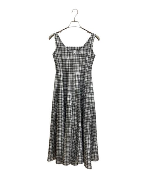 HER LIP TO（ハーリップトゥ）HER LIP TO (ハーリップトゥ) Paddington Long Dress ホワイト×ブラック サイズ:ｘｓの古着・服飾アイテム