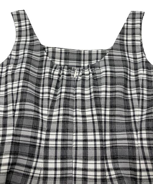 HER LIP TO（ハーリップトゥ）HER LIP TO (ハーリップトゥ) Paddington Long Dress ホワイト×ブラック サイズ:ｘｓの古着・服飾アイテム