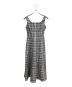 HER LIP TO（ハーリップトゥ）の古着「Paddington Long Dress」｜ホワイト×ブラック