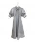 HER LIP TO（ハーリップトゥ）の古着「Volume Sleeve Stripe Dress」｜スカイブルー×ホワイト