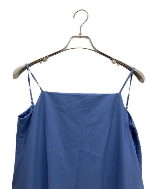 HER LIP TO（ハーリップトゥ）HER LIP TO (ハーリップトゥ) Back Ribbon Cami Long Dress ブルー サイズ:Sの古着・服飾アイテム