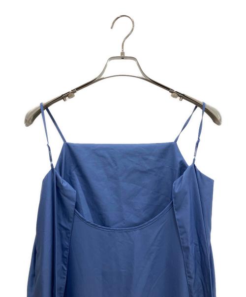 HER LIP TO（ハーリップトゥ）HER LIP TO (ハーリップトゥ) Back Ribbon Cami Long Dress ブルー サイズ:Sの古着・服飾アイテム