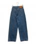 LOEWE (ロエベ) ANAGRAM BAGGY JEANS ユーズド加工デニムパンツ ブルー サイズ:32：100000円