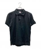 MONCLERモンクレール）の古着「MAGLIA POLO MANICA CORTA」｜ブラック