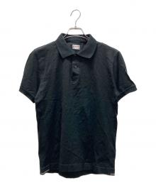 MONCLER（モンクレール）の古着「MAGLIA POLO MANICA CORTA」｜ブラック