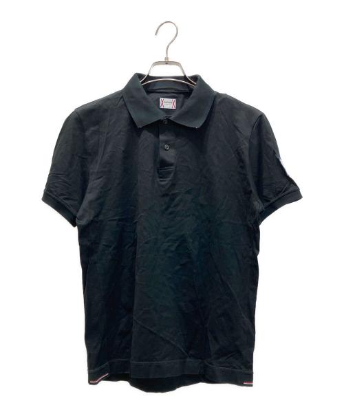 MONCLER（モンクレール）MONCLER (モンクレール) MAGLIA POLO MANICA CORTA ブラック サイズ:不明の古着・服飾アイテム