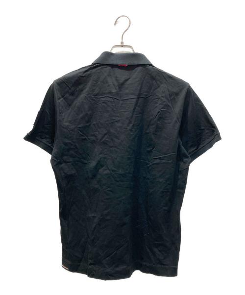 MONCLER（モンクレール）MONCLER (モンクレール) MAGLIA POLO MANICA CORTA ブラック サイズ:不明の古着・服飾アイテム