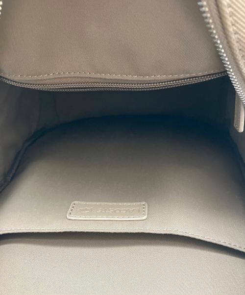 LACOSTE（ラコステ）LACOSTE (ラコステ) クラシックバッグパック ベージュの古着・服飾アイテム