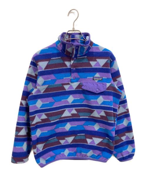 Patagonia（パタゴニア）Patagonia (パタゴニア) ライトウェイト・シンチラ・スナップT・プルオーバー ネイビー×パープル サイズ:XSの古着・服飾アイテム