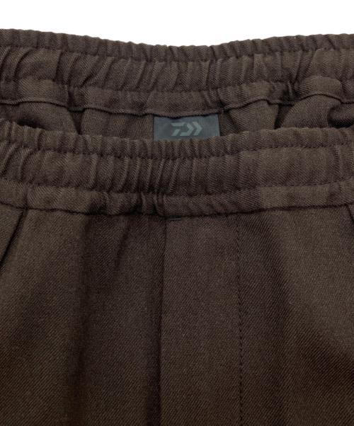 DAIWA PIER39（ダイワ ピア39）DAIWA PIER39 (ダイワ ピア39) TECH WIDE EASY 2P TROUSERS FLANNEL パンツ ブラウン サイズ:Sの古着・服飾アイテム