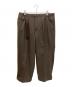 DAIWA PIER39（ダイワ ピア39）の古着「TECH WIDE EASY 2P TROUSERS FLANNEL パンツ」｜ブラウン