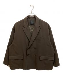 DAIWA PIER39（ダイワ ピア39）の古着「TECH DOUBLE-BREASTED JACKET FLANNEL ダブルジャケット」｜ブラウン