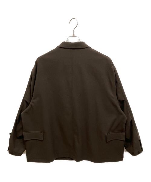 DAIWA PIER39（ダイワ ピア39）DAIWA PIER39 (ダイワ ピア39) TECH DOUBLE-BREASTED JACKET FLANNEL ダブルジャケット ブラウン サイズ:Mの古着・服飾アイテム