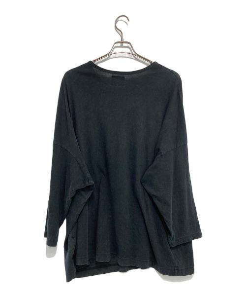 B Yohji Yamamoto（ビーヨウジヤマモト）B Yohji Yamamoto (ビーヨウジヤマモト) 18AW ロングスリーブカットソー ブラック サイズ:2の古着・服飾アイテム