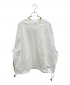Stripes For Creative×eye Cストライプ フォー クリエイティブ×アイシー）の古着「SUPER BIG LS TEE ロングスリーブカットソー」｜ホワイト