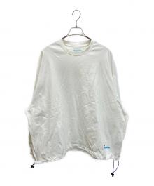Stripes For Creative×eye C（ストライプ フォー クリエイティブ×アイシー）の古着「SUPER BIG LS TEE ロングスリーブカットソー」｜ホワイト