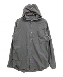 THE NORTHFACE PURPLELABEL（ザ・ノースフェイス パープルレーベル）の古着「Mountain Hooded Shirt」｜グレー