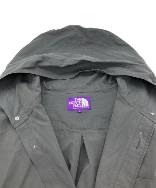 THE NORTHFACE PURPLELABEL（ザ・ノースフェイス パープルレーベル）THE NORTHFACE PURPLELABEL (ザ・ノースフェイス パープルレーベル) Mountain Hooded Shirt グレー サイズ:Lの古着・服飾アイテム