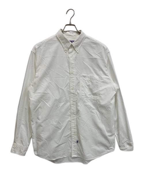 THE NORTHFACE PURPLELABEL（ザ・ノースフェイス パープルレーベル）THE NORTHFACE PURPLELABEL (ザ・ノースフェイス パープルレーベル) Button Down Field Shirt ホワイト サイズ:XLの古着・服飾アイテム