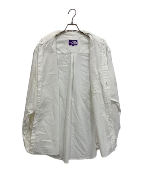 THE NORTHFACE PURPLELABEL（ザ・ノースフェイス パープルレーベル）THE NORTHFACE PURPLELABEL (ザ・ノースフェイス パープルレーベル) Button Down Field Shirt ホワイト サイズ:XLの古着・服飾アイテム