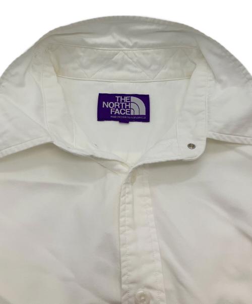 THE NORTHFACE PURPLELABEL（ザ・ノースフェイス パープルレーベル）THE NORTHFACE PURPLELABEL (ザ・ノースフェイス パープルレーベル) Button Down Field Shirt ホワイト サイズ:XLの古着・服飾アイテム