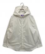 THE NORTHFACE PURPLELABELザ・ノースフェイス パープルレーベル）の古着「Graph Check Mountain Hooded Shirt」｜ホワイト