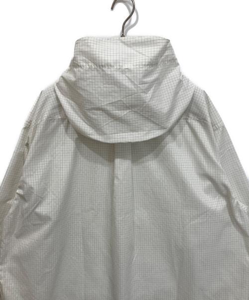 THE NORTHFACE PURPLELABEL（ザ・ノースフェイス パープルレーベル）THE NORTHFACE PURPLELABEL (ザ・ノースフェイス パープルレーベル) Graph Check Mountain Hooded Shirt ホワイト サイズ:Mの古着・服飾アイテム