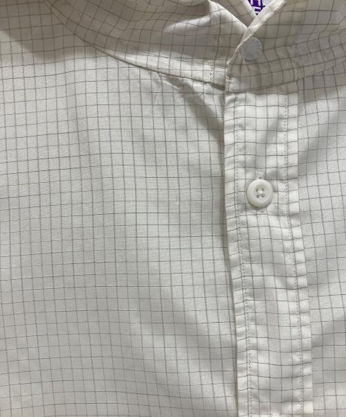 THE NORTHFACE PURPLELABEL（ザ・ノースフェイス パープルレーベル）THE NORTHFACE PURPLELABEL (ザ・ノースフェイス パープルレーベル) Graph Check Mountain Hooded Shirt ホワイト サイズ:Mの古着・服飾アイテム