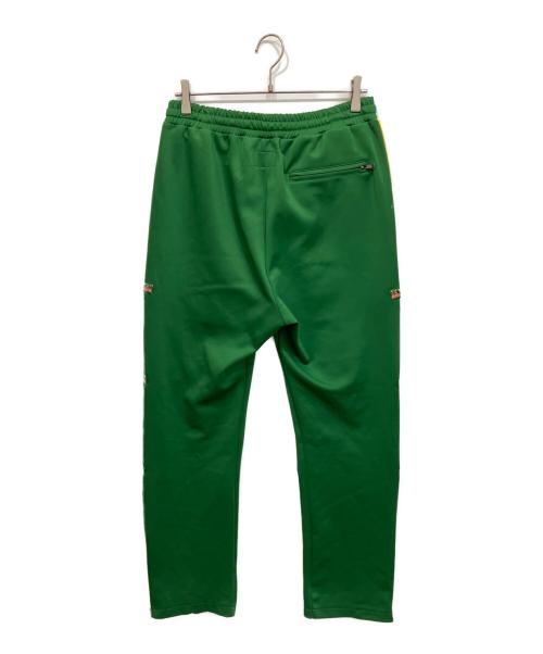 MAYO（メイヨー）MAYO (メイヨー) Mayo Embroidery Track pants トラックパンツ グリーン×イエロー サイズ:Lの古着・服飾アイテム