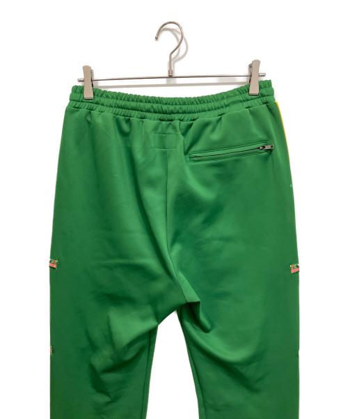 MAYO（メイヨー）MAYO (メイヨー) Mayo Embroidery Track pants トラックパンツ グリーン×イエロー サイズ:Lの古着・服飾アイテム
