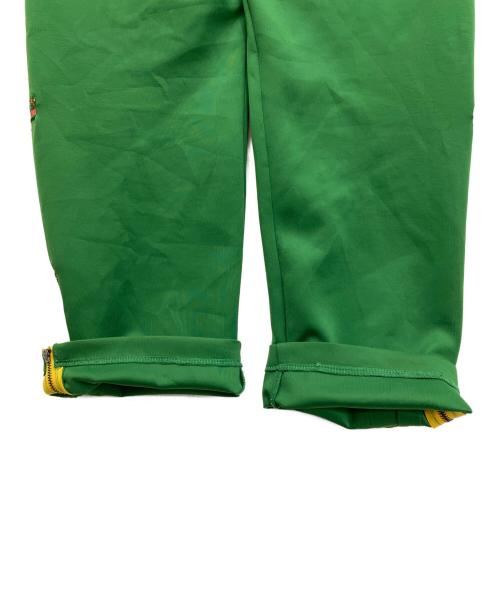 MAYO（メイヨー）MAYO (メイヨー) Mayo Embroidery Track pants トラックパンツ グリーン×イエロー サイズ:Lの古着・服飾アイテム