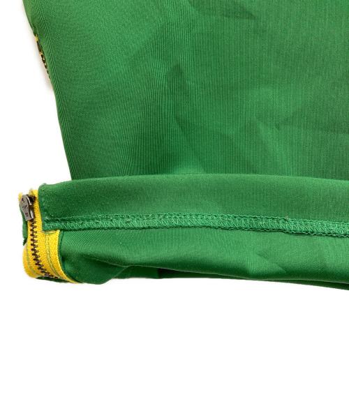 MAYO（メイヨー）MAYO (メイヨー) Mayo Embroidery Track pants トラックパンツ グリーン×イエロー サイズ:Lの古着・服飾アイテム
