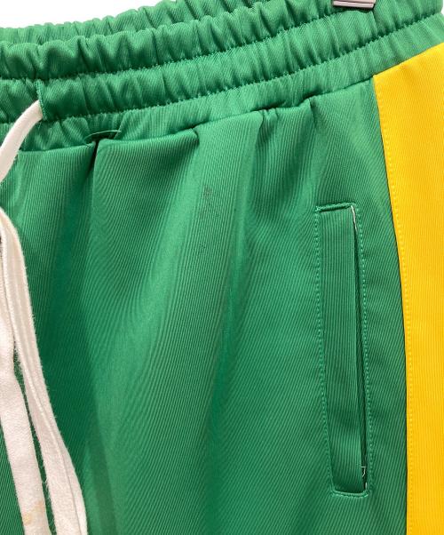 MAYO（メイヨー）MAYO (メイヨー) Mayo Embroidery Track pants トラックパンツ グリーン×イエロー サイズ:Lの古着・服飾アイテム