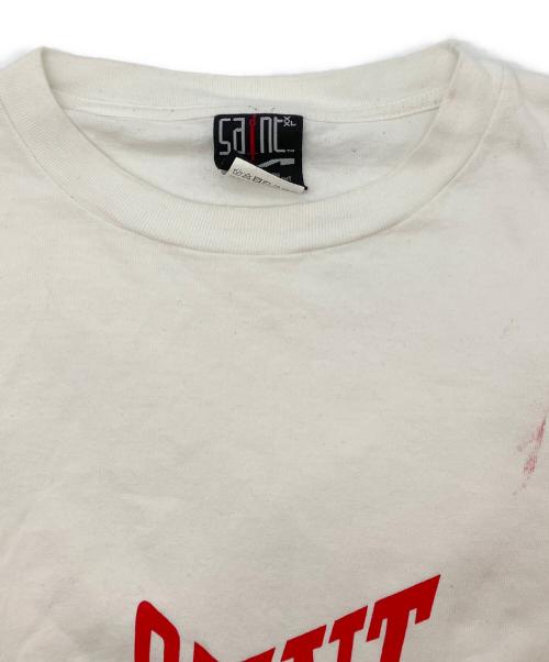 SAINT MICHAEL（セントマイケル）SAINT MICHAEL (セントマイケル) 24SS RIBON SAINT SS TEE ホワイト サイズ:XXLの古着・服飾アイテム