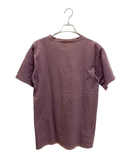 Patagonia（パタゴニア）Patagonia (パタゴニア) 90S ロゴプリントTシャツ パープル サイズ:Sの古着・服飾アイテム