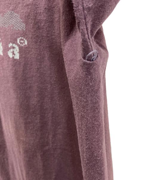 Patagonia（パタゴニア）Patagonia (パタゴニア) 90S ロゴプリントTシャツ パープル サイズ:Sの古着・服飾アイテム