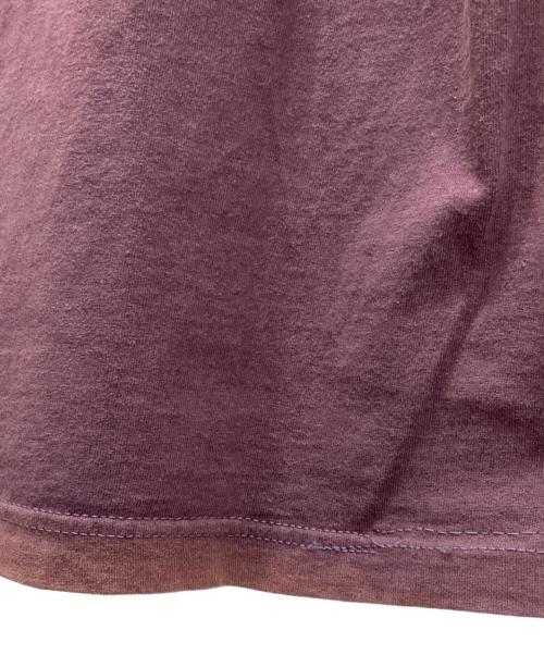 Patagonia（パタゴニア）Patagonia (パタゴニア) 90S ロゴプリントTシャツ パープル サイズ:Sの古着・服飾アイテム