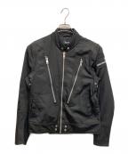 DIESELディーゼル）の古着「ジャケット バイカージャケット」｜ブラック