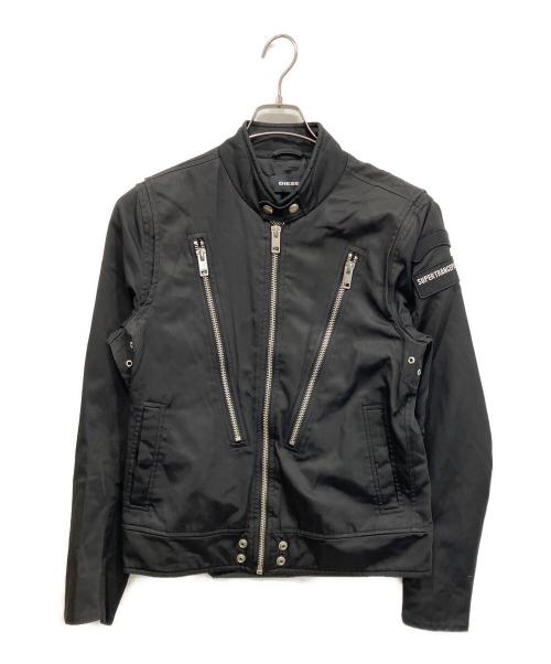 DIESEL（ディーゼル）DIESEL (ディーゼル) ジャケット バイカージャケット ブラック サイズ:Mの古着・服飾アイテム