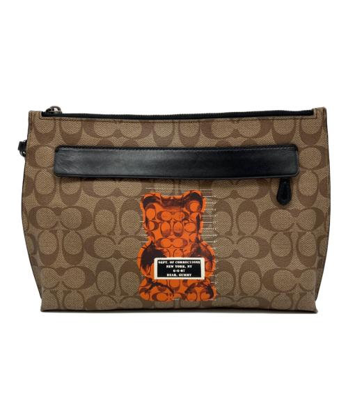 COACH（コーチ）COACH (コーチ) クラッチバッグ ブラウンの古着・服飾アイテム