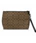 COACH (コーチ) クラッチバッグ ブラウン：6000円