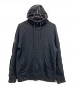s'yteサイト）の古着「Rose & Spider Back Print Zip-Up Hoodie」｜ブラック