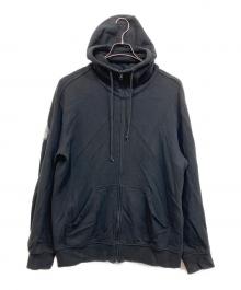 s'yte（サイト）の古着「Rose & Spider Back Print Zip-Up Hoodie」｜ブラック